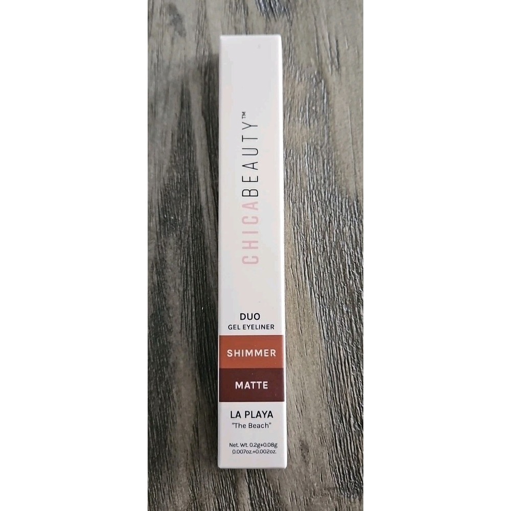Chica Beauty Duo Gel Eyeliner Color: LA PLAYA/THE BEACH Shimmer/Matte